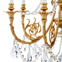Mid-Century Crystal Chandelier Duvaux