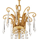 Mid-Century Crystal Chandelier Duvaux