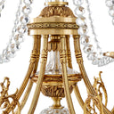 Mid-Century Crystal Chandelier Duvaux