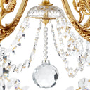 Mid-Century Crystal Chandelier Duvaux
