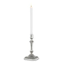 Antique Silver Candle Holder Berain