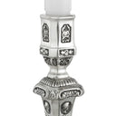Antique Silver Candle Holder Berain