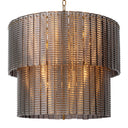 Ridged Glass Chandelier Imperial Double