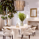 Ridged Glass Chandelier Imperial Double