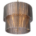 Ridged Glass Chandelier Imperial Double