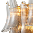 Glass Leaves Chandelier Amun