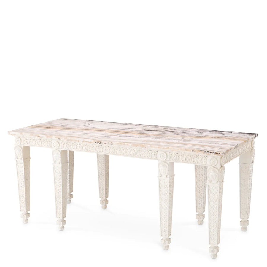 White Marble Console Table Croome Court