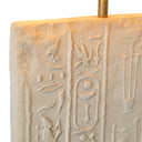 Carved Marble Table Lamp Hathor