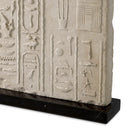 Carved Marble Table Lamp Hathor