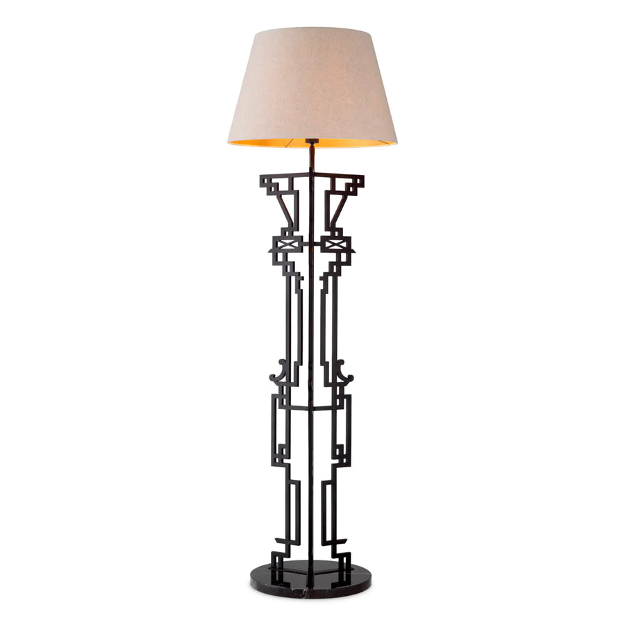 Metal Fretwork Floor Lamp Thomas