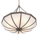 White Glass Chandelier Jenkins