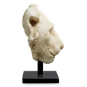White Sandstone Lion Statue