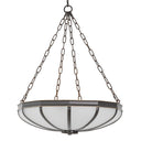 White Glass Chandelier Jenkins