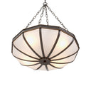 White Glass Chandelier Jenkins