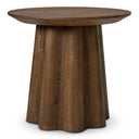 Oak Veneer Side Table Papyrus