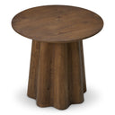 Oak Veneer Side Table Papyrus