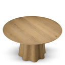Oak Veneer Dining Table Papyrus