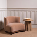 Oak Veneer Side Table Papyrus