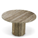 Round Travertine Dining Table Florence