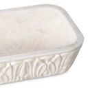 White Marble Bowl Petal by Eichholtz, view 8