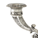 Silver 2-Stem Candle Holder Whitney by Eichholtz, view 5