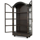 Wooden Arched 2-Door Cabinet Varick by Eichholtz, view 3