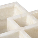 White Marble Sectioned Bowl Heber by Eichholtz, view 6