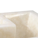 White Marble Sectioned Bowl Heber by Eichholtz, view 7