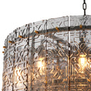 2-Tiered Glass Panel Chandelier Georgette by Eichholtz, view 5