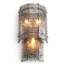2-Tiered Glass Wall lamp Georgette by Eichholtz, view 3
