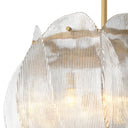 Clear Glass Chandelier Hibis L by Eichholtz, view 5