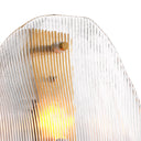 Clear Glass Wall Lamp Hibis by Eichholtz, view 6