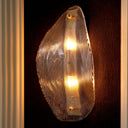 Clear Glass Wall Lamp Hibis by Eichholtz, view 2