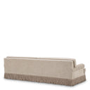 Beige Fringed Sofa Madison