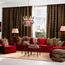 Velvet Frilled Lounge Chair Verplanck