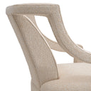 Beige Upholstered Accent Armchair Roumier