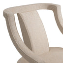Beige Upholstered Accent Armchair Roumier