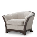 Wooden Framed Beige Lounge Chair Bleecker by Eichholtz