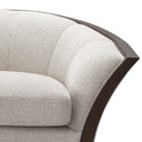 Wooden Framed Beige Lounge Chair Bleecker by Eichholtz, view 6