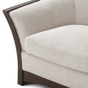 Wooden Framed Beige Lounge Chair Bleecker by Eichholtz, view 7