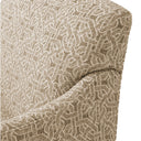 Beige Jacquard Swivel Chair Madison by Eichholtz, view 8