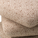 Beige Jacquard Swivel Stool Greenwich by Eichholtz, view 7