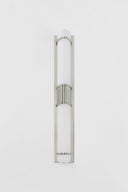 Polished Nickel Tottenville Wall Sconce 4.25" x 27" by Hudson Valley, view 2