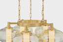 Vintage Brass Toulouse Chandelier 31" by Corbett Lighting