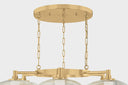 Vintage Brass Toulouse Chandelier 42" by Corbett Lighting, view 7