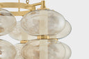 Vintage Brass Toulouse Chandelier 42" by Corbett Lighting, view 3