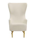 Julia Performance Velvet Wingback Accent Chair