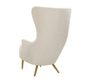 Julia Performance Velvet Wingback Accent Chair