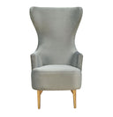 Julia Performance Velvet Wingback Accent Chair