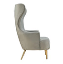 Julia Performance Velvet Wingback Accent Chair